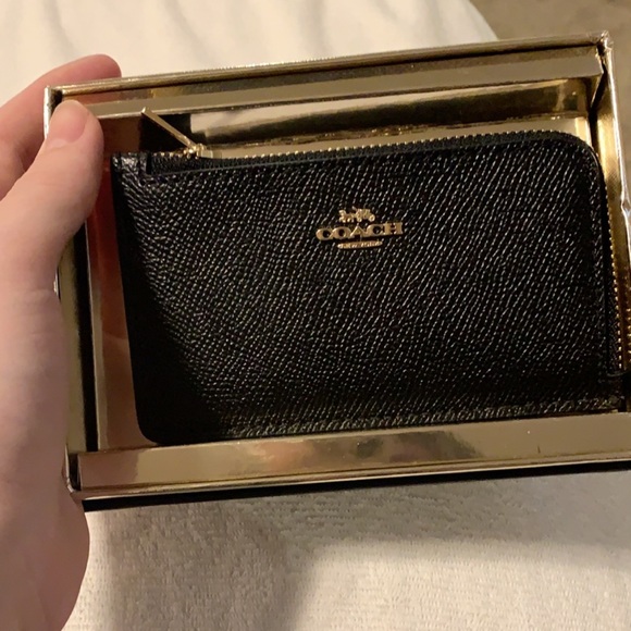 Coach card case (new in box)